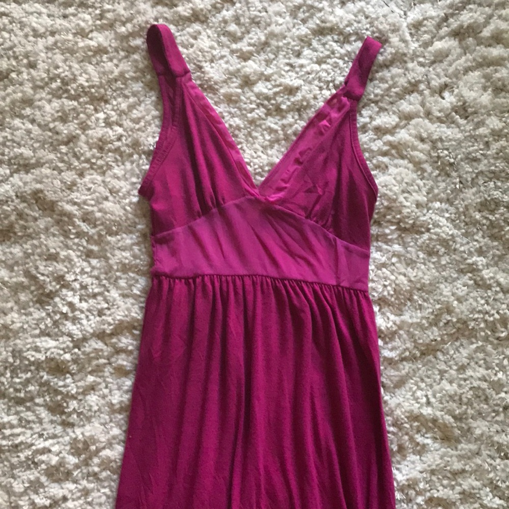 Fuchsia maxi summer dress